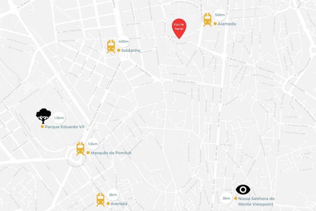 Central Urban @ Saldanha Lisboa المظهر الخارجي الصورة